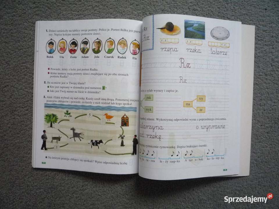 Już w szkole 1 klasa 1 Ćwiczenia cz 2 3 4 M Podręczniki Szczecin