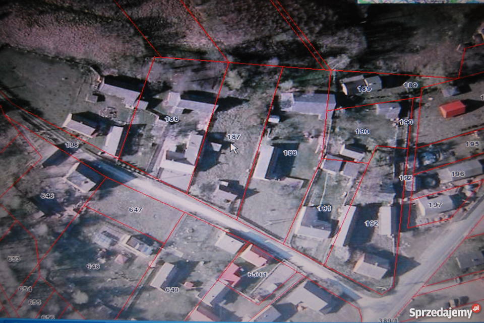 Dwie działki dom na wsi Bógdał w gminie Szczekoc asfalt Bógdał