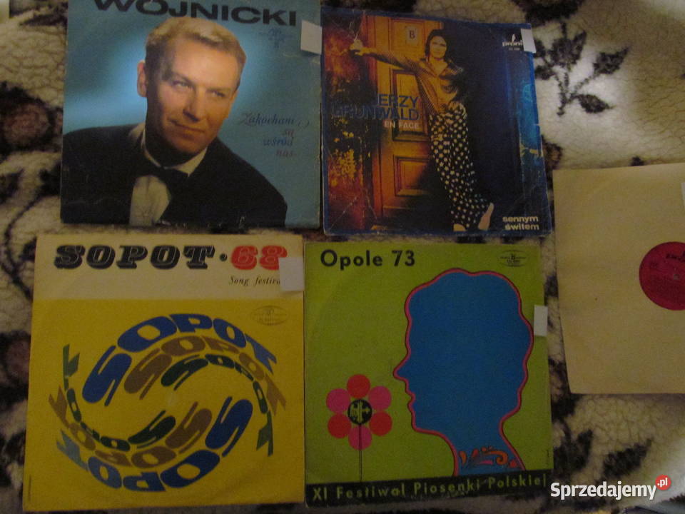Płyty winylowezestaw 41 Wojnicki Grunwald Sopot Lublin