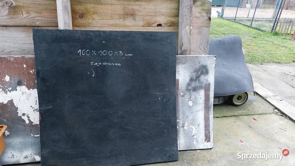 Plyta gumowa olejoodporna NBR 100x100x3