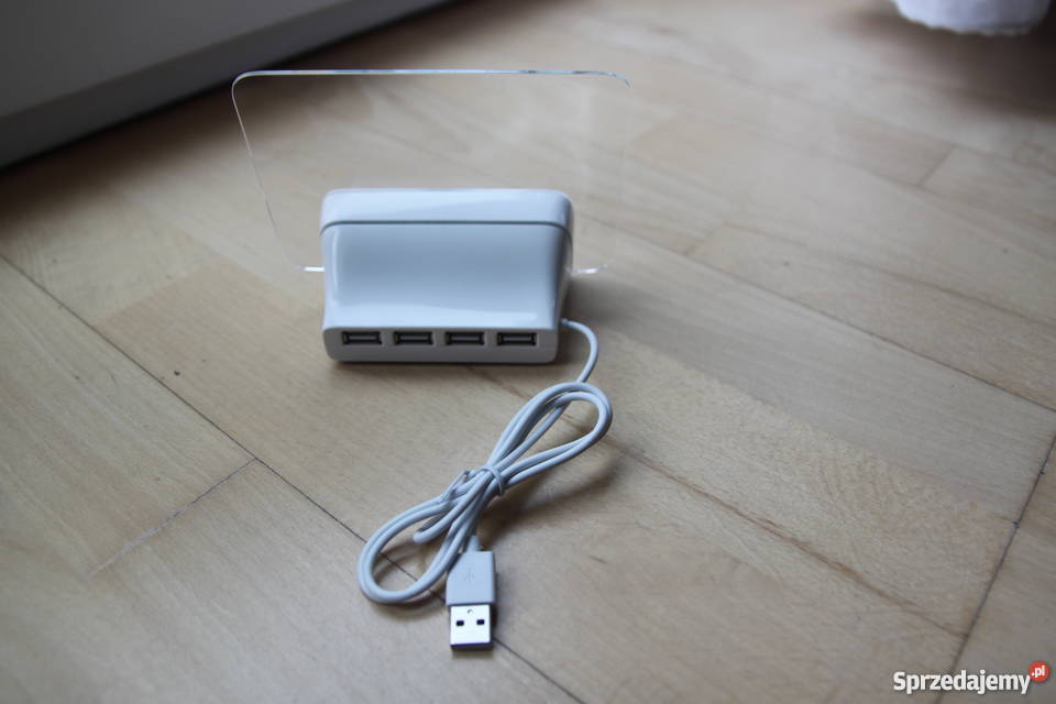 LED zegarek na szafkę podświetlany napis na Luboń