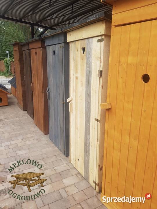 WC drewniane Kibel Swawojka solidna duża z Sosny Radomsko