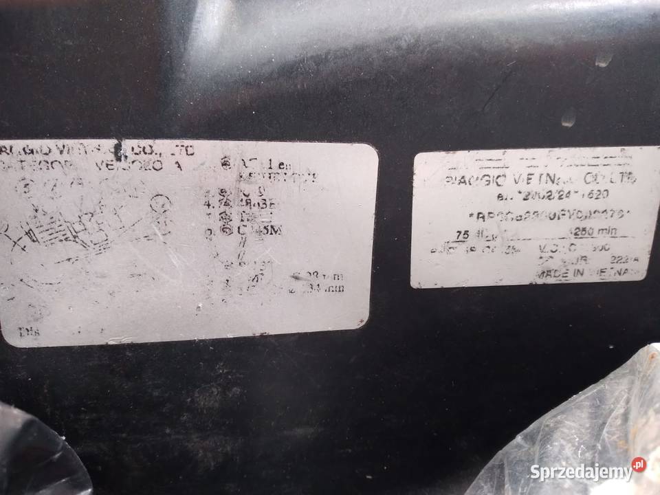 Piaggio FLY 50 4t dwa kluczyki pierwszy granatowy Kielce