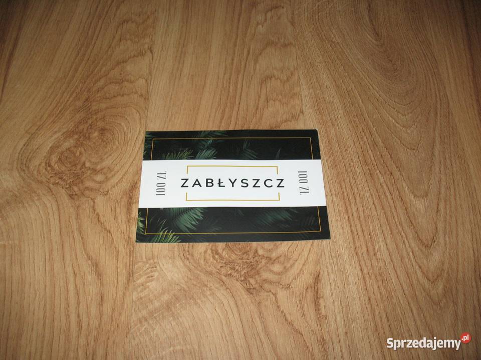 Voucher 100 na dowolny mebel marki ZABŁYSZCZ