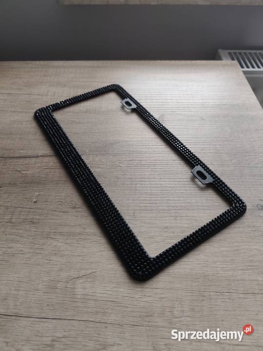 Ozdobna metalowa ramka tablicy USA diamenciki Rzeszów sprzedam