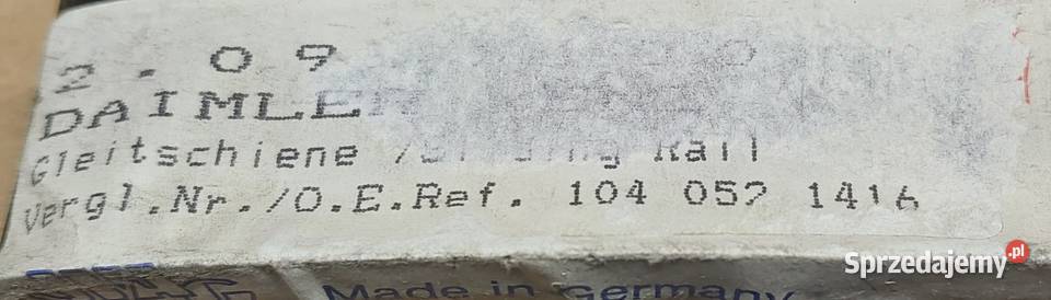 PROWADNICA ŚLIZG ŁAŃCUCHA ROZRZĄDU MERCEDES 124 Mielęcin