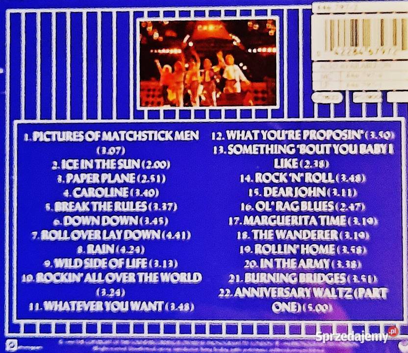 Kultowy Album CD Zespołu STATUS QUO Album Lubin sprzedam