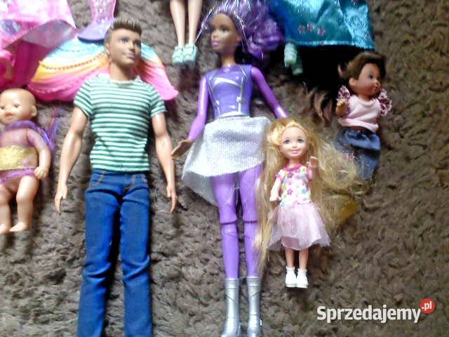Lalki duży zestaw Lalki i akcesoria małopolskie sprzedam