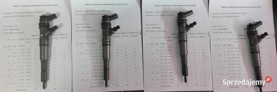 WTRYSKIWACZ BMW E90 E60 X3 X5 20D 0445110209 osobowe Układ paliwowy Kiełczyna