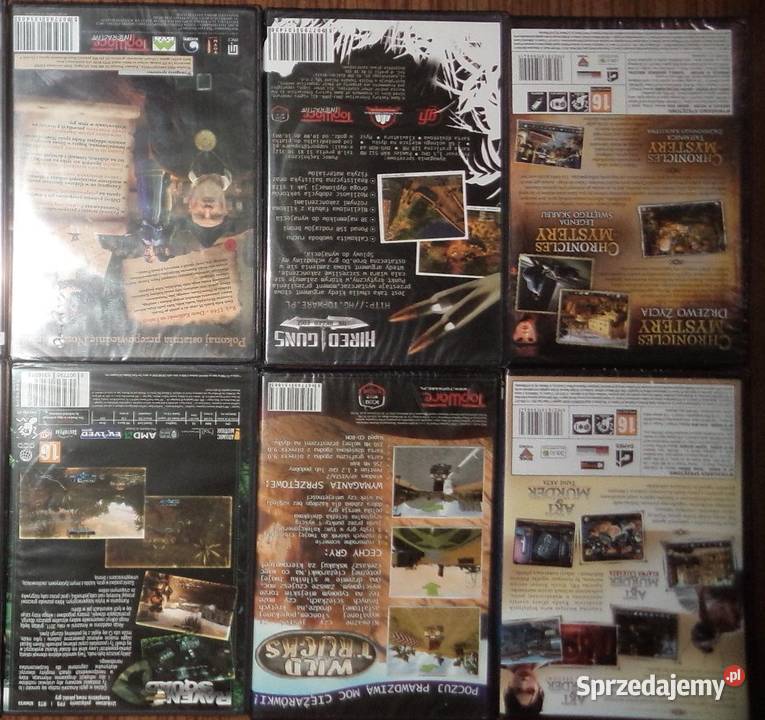 Gry komputerowe PC 1111 dvd retro folia CI podkarpackie Rzeszów