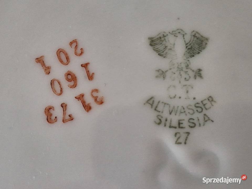Patera talerz dekoracyjny CT Carl Tielsch Gdańsk