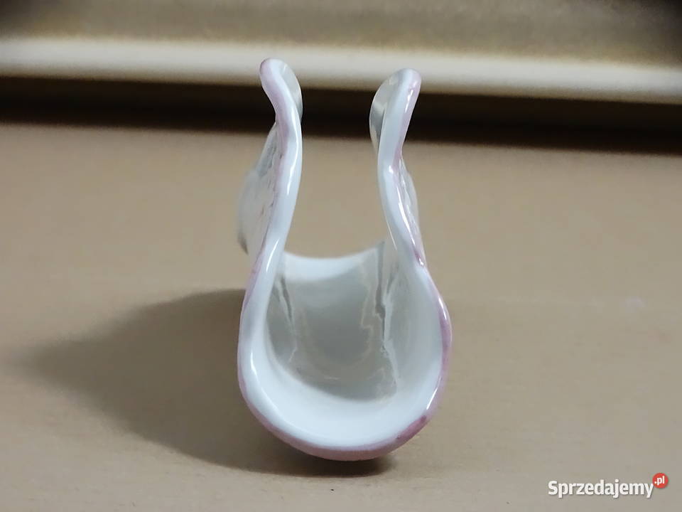 Włoski ceramiczny serwetnik w stylu vintage Biłgoraj