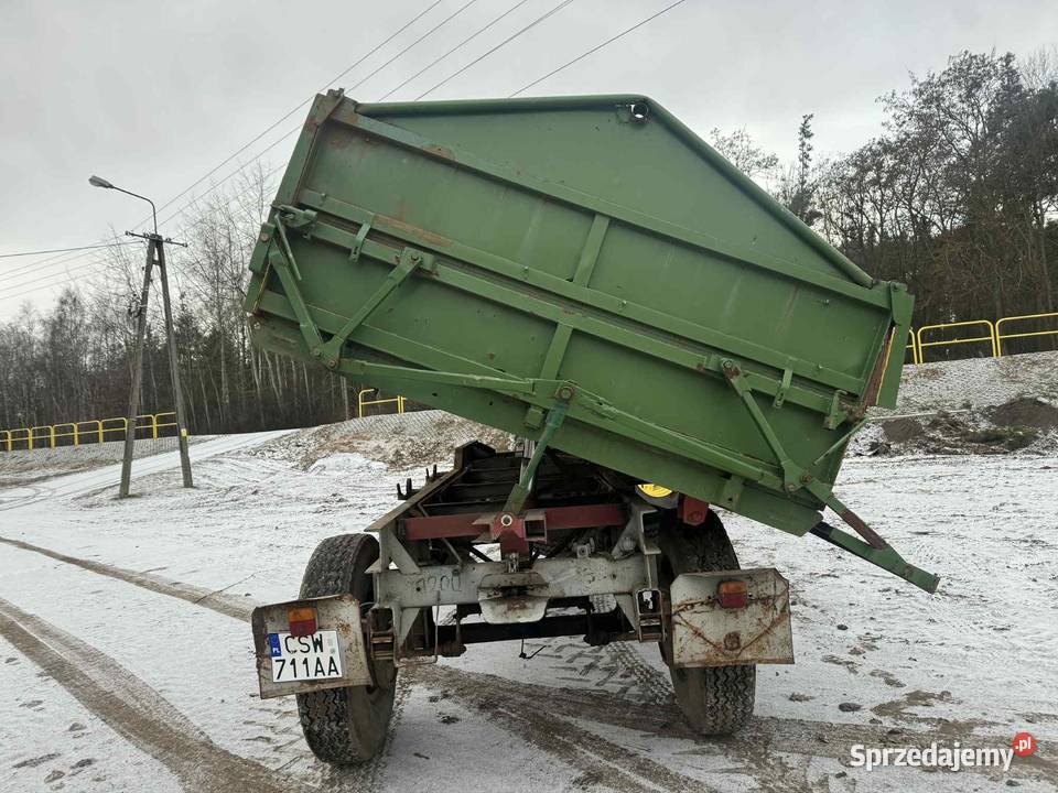 przyczepa wywrotka dwustronna hl 8011 Przyczepy rolnicze kujawsko-pomorskie Dworzysko