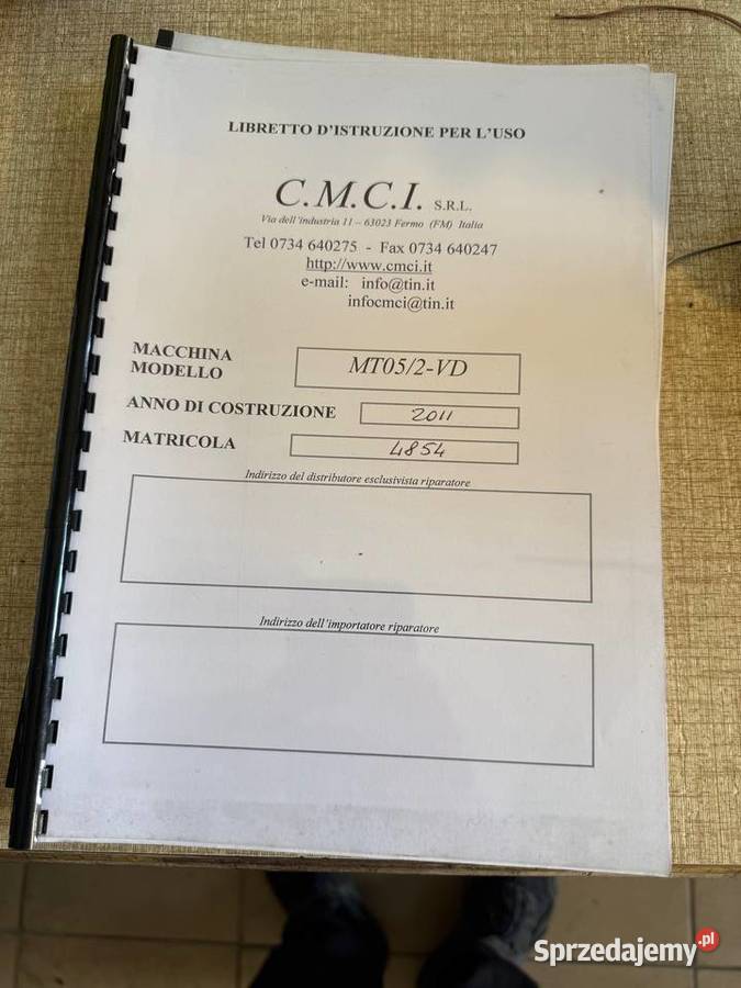 CMCI MT05 2 VD CE Maszyna obuwnicza do szycia