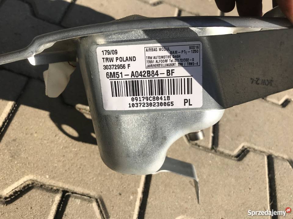 PODUSZKA POWIETRZNA PASAŻERA FORD 6M51A042B84BF Kraków