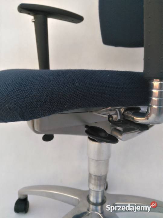 Krzesło biurowe obrotowe DRABERT granatowe