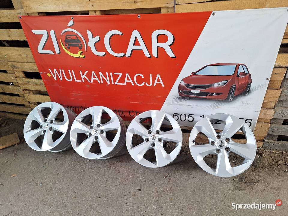 Alufelgi 5x1143 17 ET40 NISSAN RENAULT koła aluminiowe Choceń