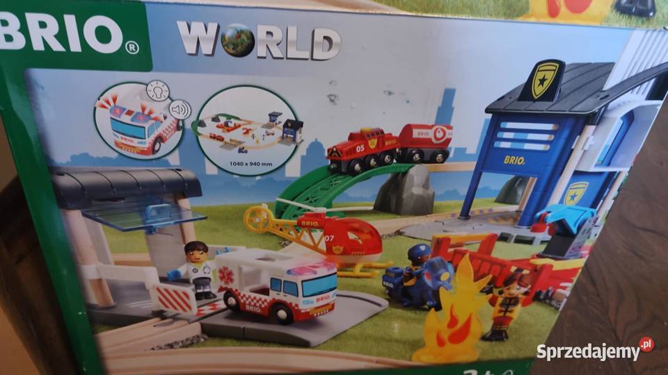 Brio Trains Vehicles Zestaw Deluxe Straż Pożarna Książ Wielkopolski