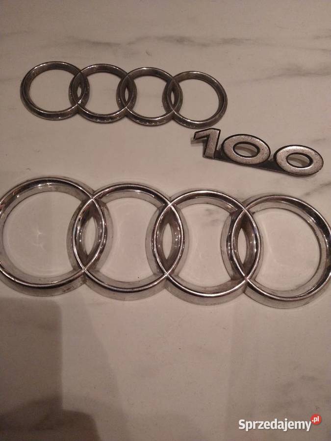 Emblemat Audi 100 i nie osobowe Białe Błota