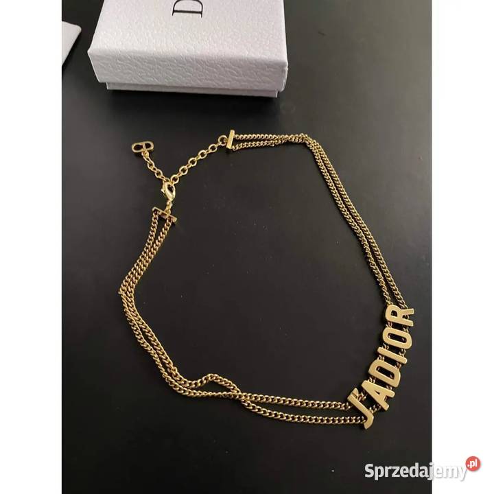 Łańcuszek naszyjnik choker kolor złoty na sty l