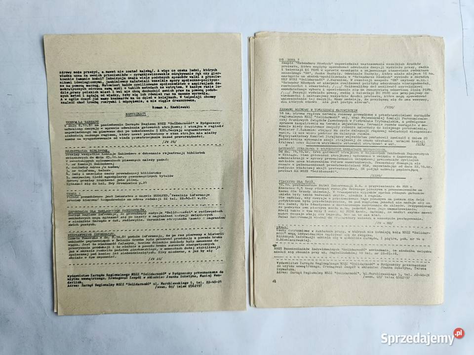 Serwis Informacyjny NSZZ Solidarność Bydgoszcz Gdynia