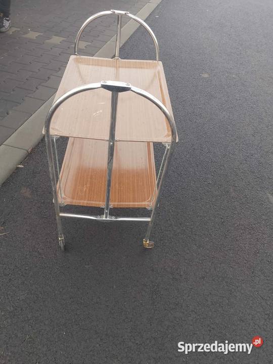 Składany wózek barek do serwowania lata 60 PRL Legnica
