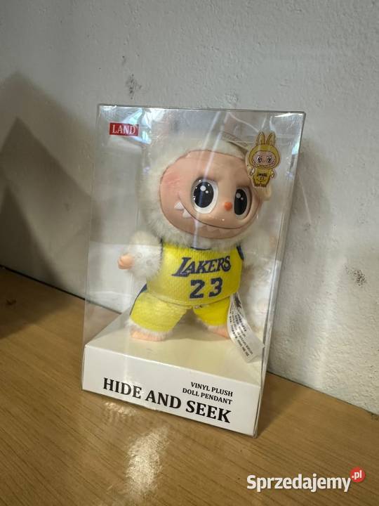 Brelok Labubu Lakers 23 Pluszowa Zawieszka Biała Podlaska