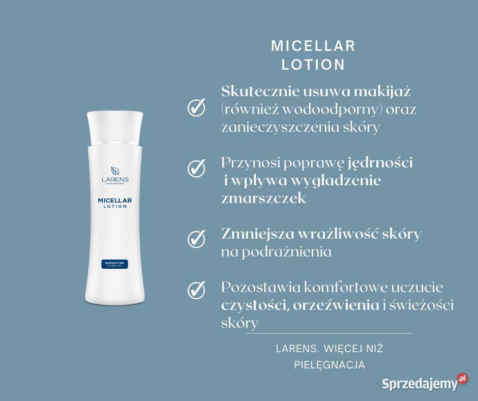 LARENS Płyn Micelarny Demakijaż oczu i twarzy Działdowo