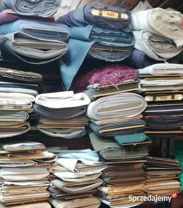 Tkaniny i materiały ubraniowe Krotoszyn sprzedam