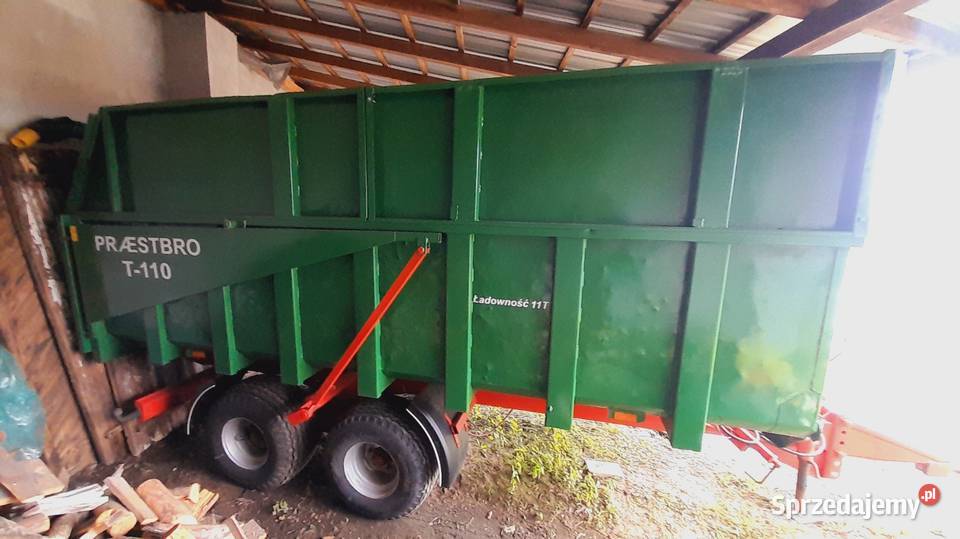 Przyczepa skorupowa Agromet Warfama 13t nieuszkodzony łódzkie