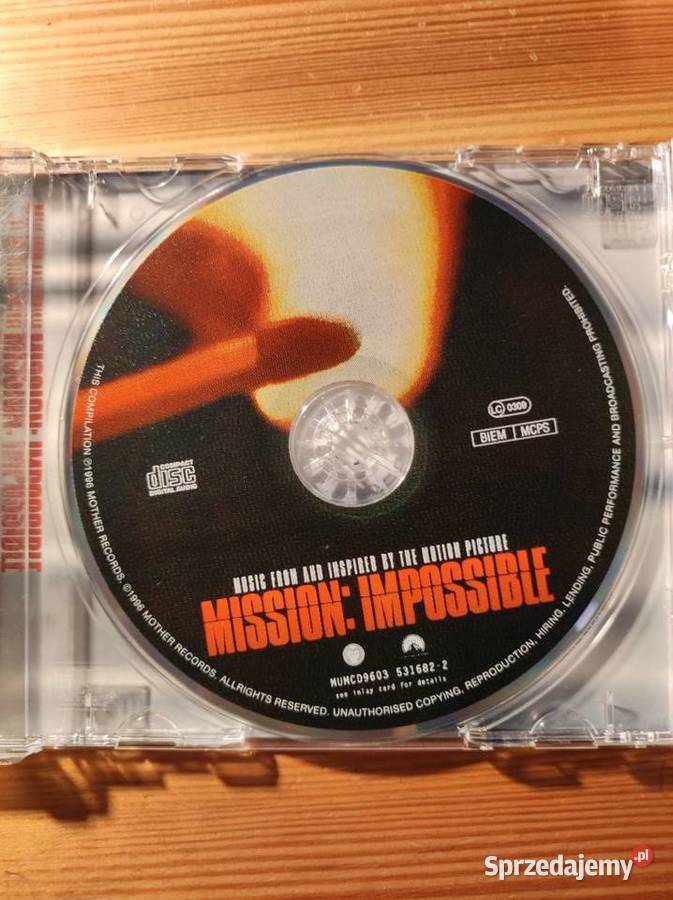 Mission Impossible 1996 unikat płyta Kielce