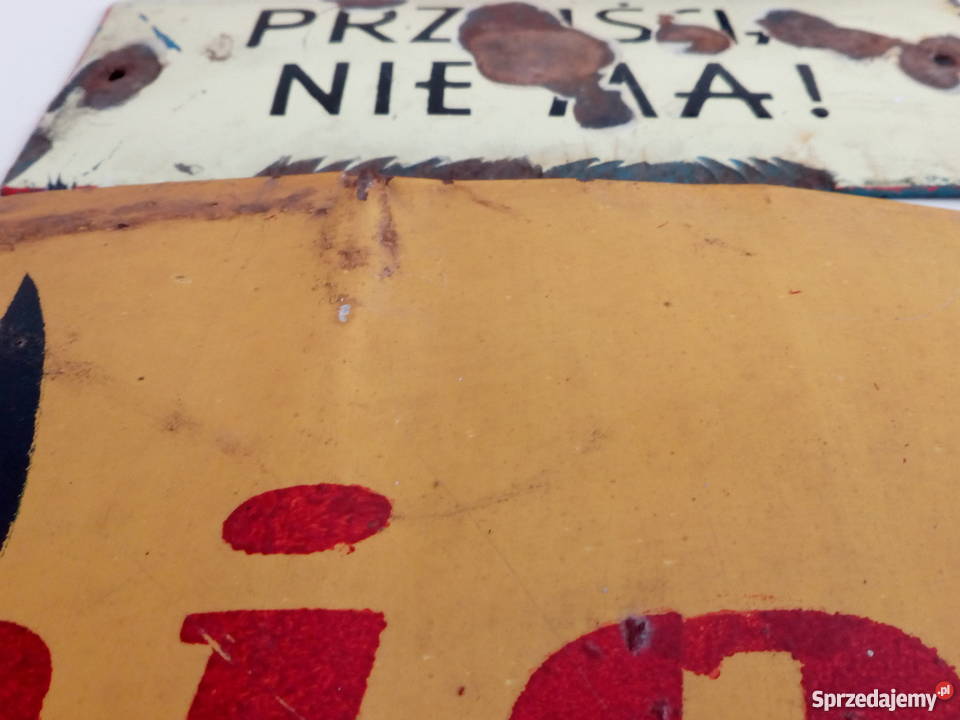 Stare tablice informacyjne podkarpackie