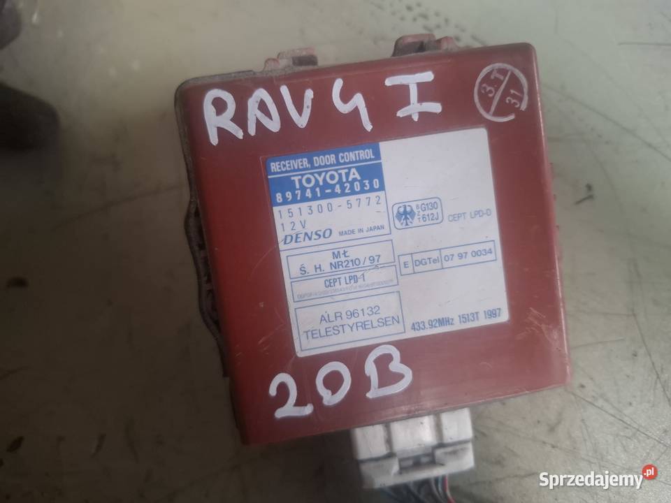 TOYOTA RAV 4 I 20 moduł 8974142030 sterownik Komputery świętokrzyskie Kielce