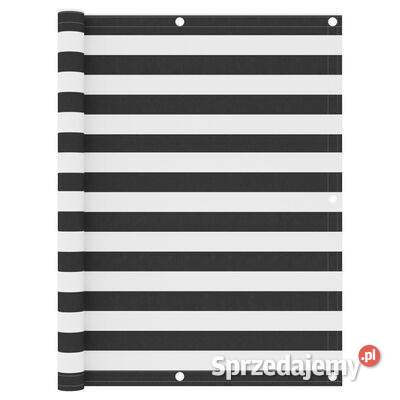 vidaXL Parawan balkonowy antracytowobiały Warszawa sprzedam