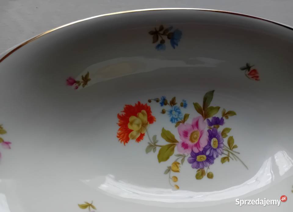 Głęboki półmisek Rosenthal Donatello Sygnatura z Porcelana i szkło wielkopolskie Koźminek