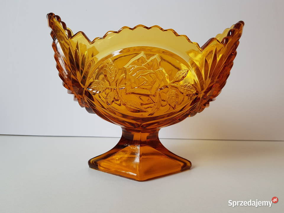 Bursztynowa żardiniera z różą Ząbkowice kolorowe Dąbrowa Górnicza sprzedam