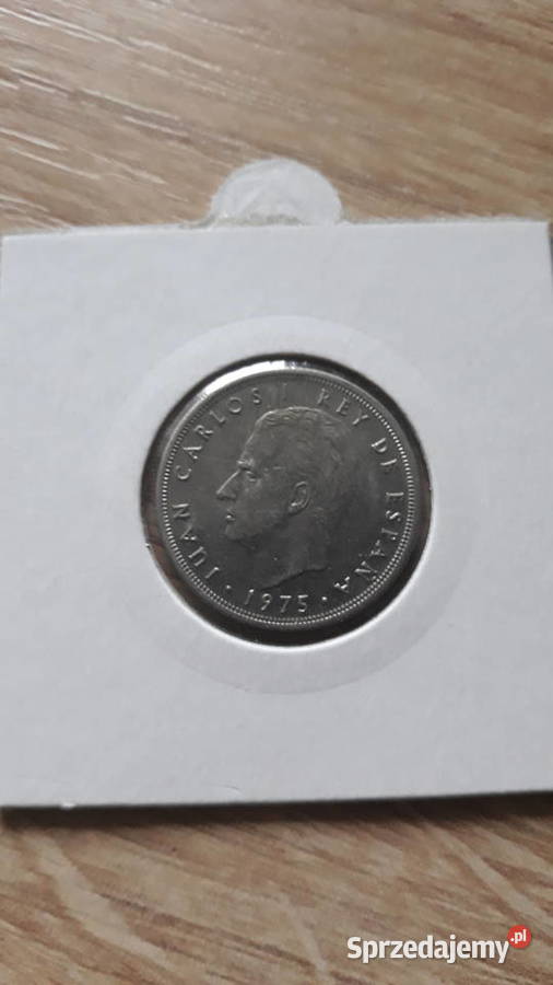 5 Peset Hiszpania 1975 r Numizmatyka Konin