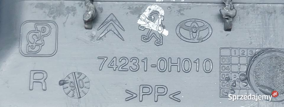 PRZEŁĄCZNIK SZYB EL PEUGEOT 107 I CITROEN C1 Mielęcin sprzedam