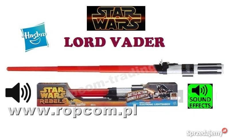 STAR WARS Elektroniczny MIECZ Świetlny Hasbro Mogilany
