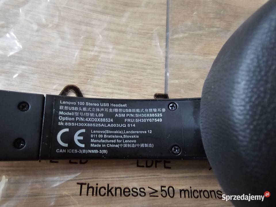 Nowy zestaw Lenovo 100 Stereo USB sprzedam