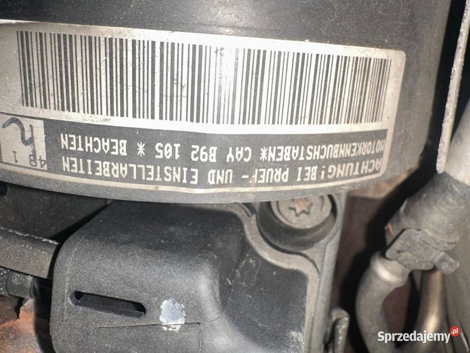 Silnik vw passat b7 16tdi kompletny lubelskie Kraśnik