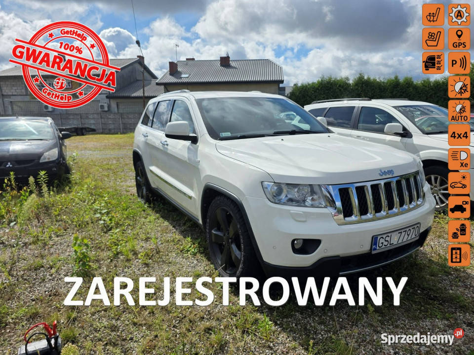 Jeep Grand Cherokee 30 CRD 240 Overland FULL elektrochrom. lusterko wst. Grand Cherokee Słupsk