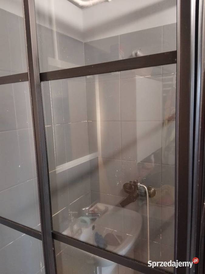 Czarna kabina prysznicowa 80x80x190 Poznań