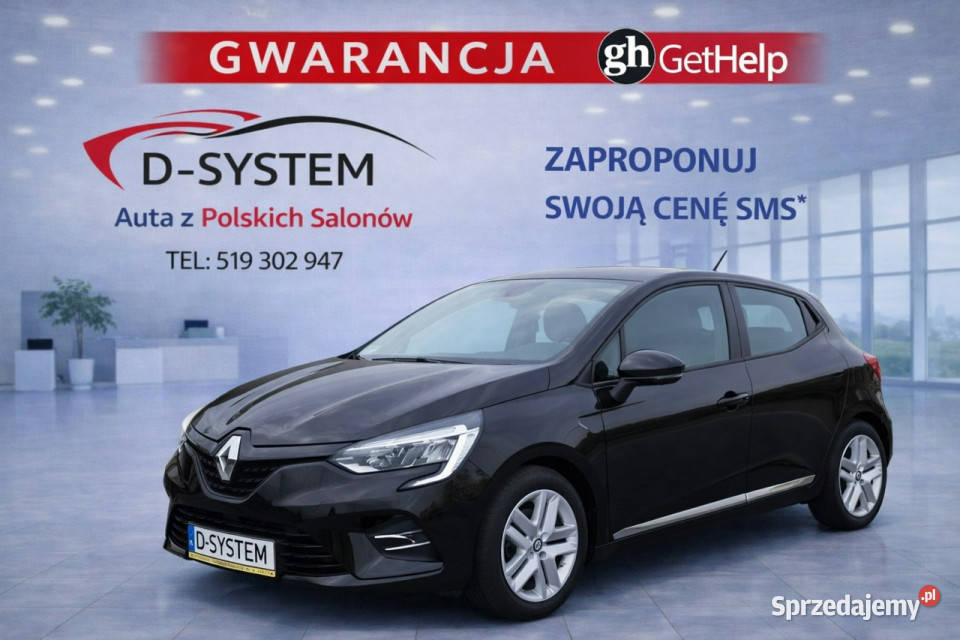 Renault Clio 2021 Salon Polska 1Właściciel LPG ogranicznik prędkości Białystok