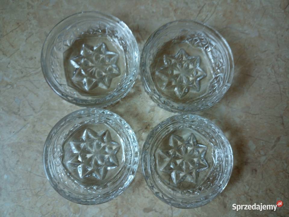 Małe zamykane pojemniczki szklane śląskie