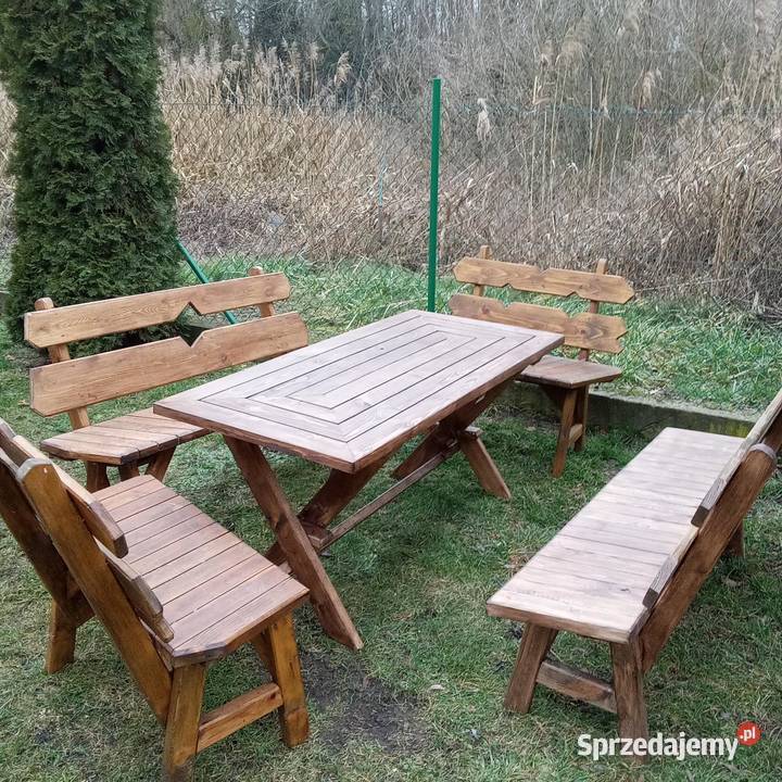 Stół ławki tarasowe ogrodowe