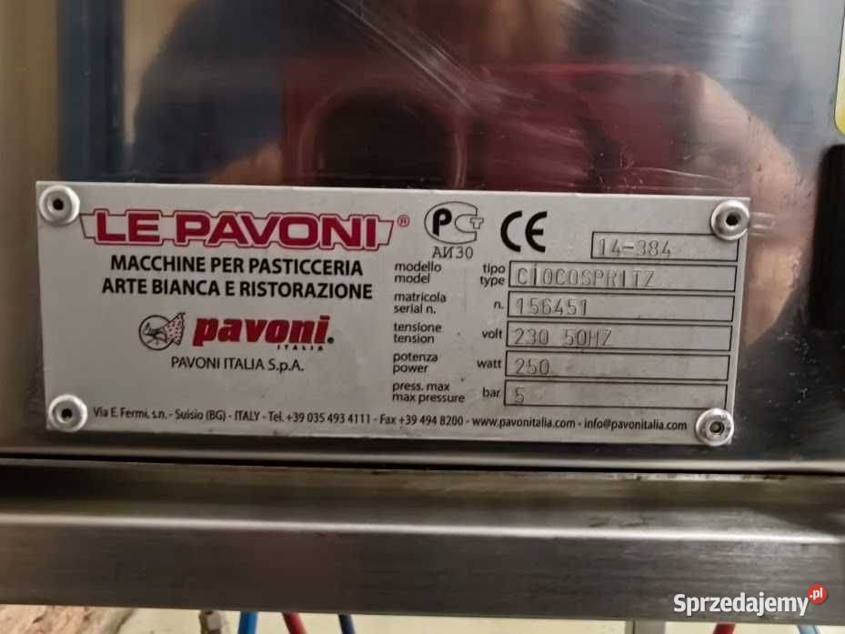 Żelownica Cukiernicza PAVONI CIOCOSPRITZ Góra