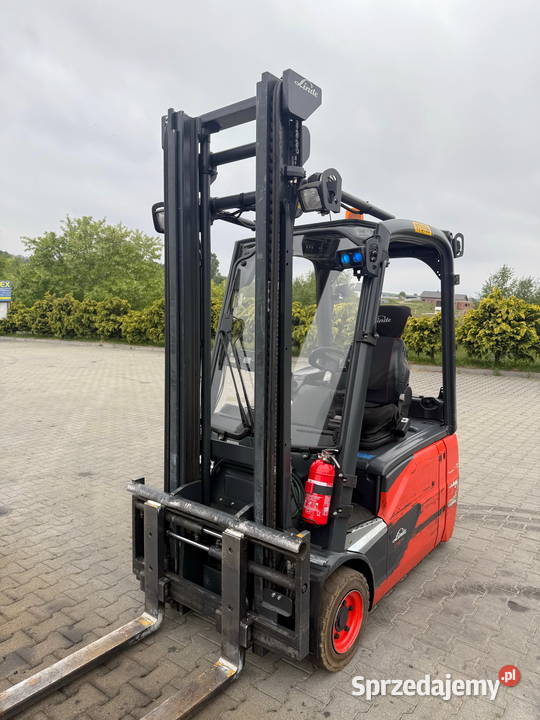 wózek widłowy elektryczny LINDE E1602 przesuw Linde łódzkie Działoszyn