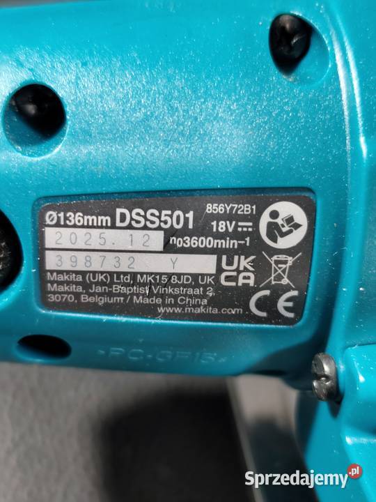 Akumulatorowa Pilarka Tarczowa Makita DSS501 sprzedam