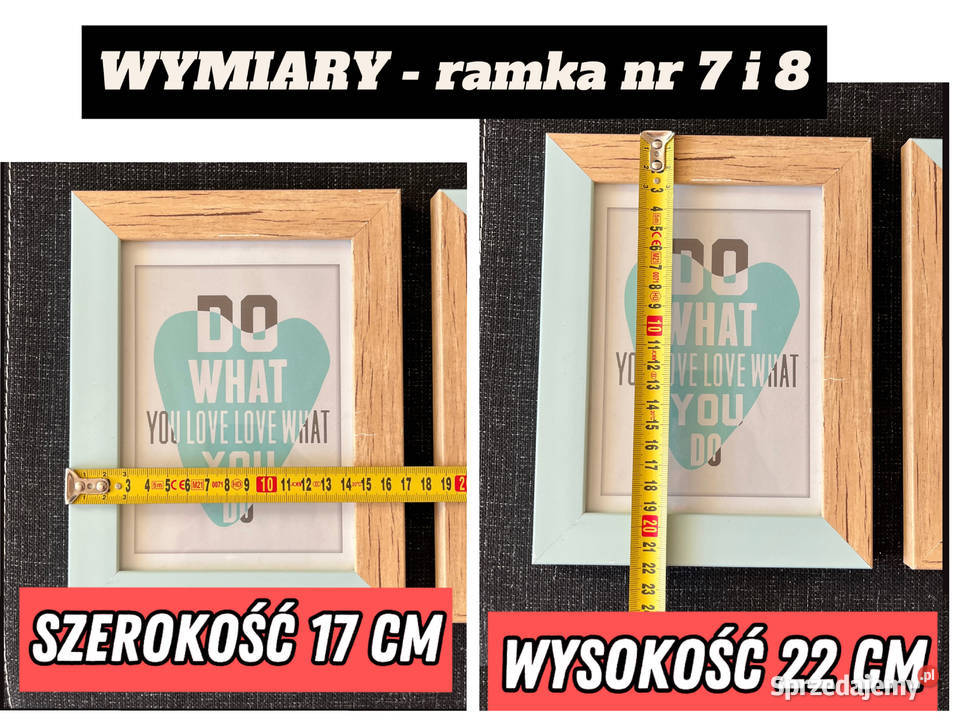 8 ramek na obrazyzdjęcia negocjuj cenę mazowieckie Warszawa